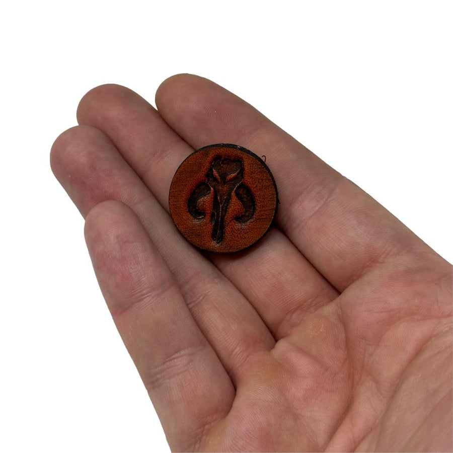 Mythosaur - Cat's Eye - Genuine hand pressed leather Leather Patch PatchPanel