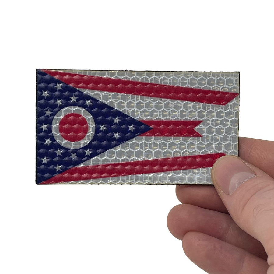 Ohio Flag - Hi Vis HiViz Patch PatchPanel