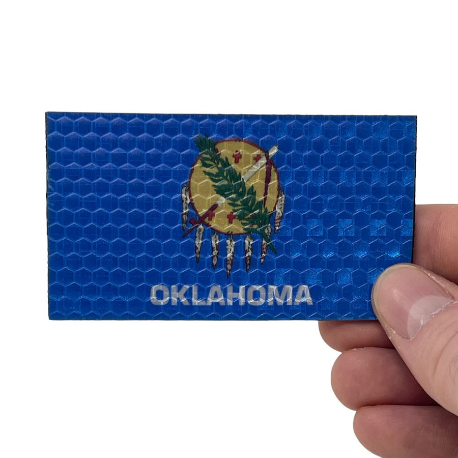 Oklahoma Flag - Hi Vis HiViz Patch PatchPanel