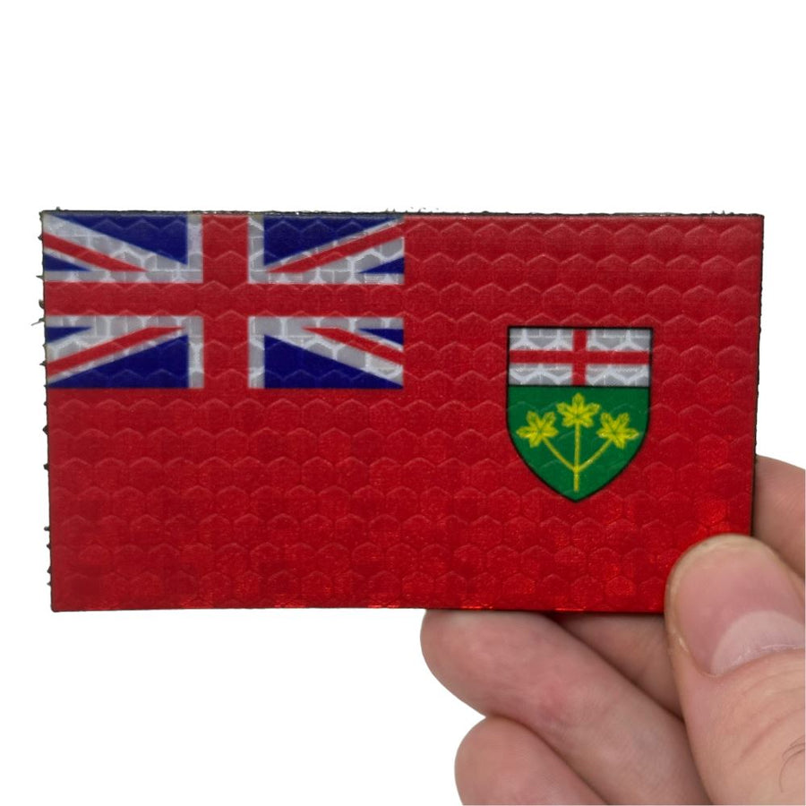 Ontario Flag - Hi Vis HiViz Patch PatchPanel