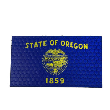 Oregon State Flag - Hi Vis HiViz Patch PatchPanel