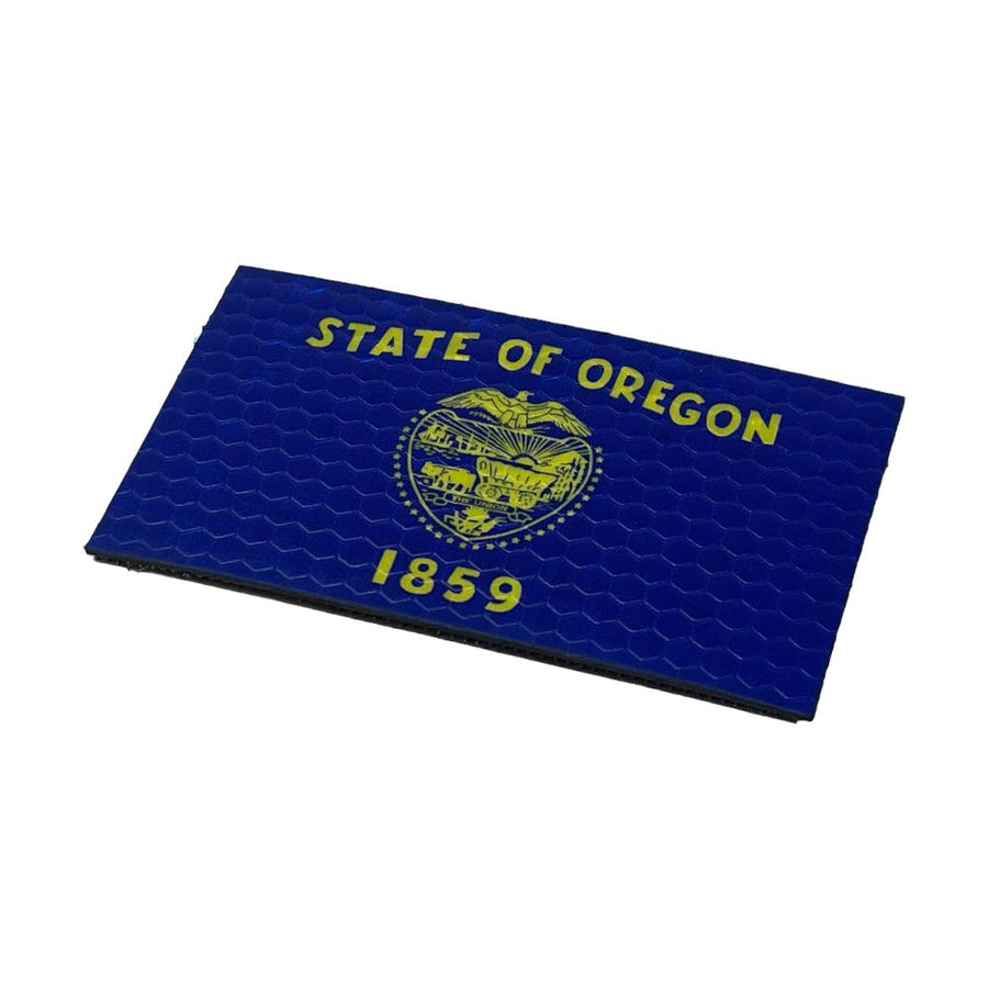 Oregon State Flag - Hi Vis HiViz Patch PatchPanel