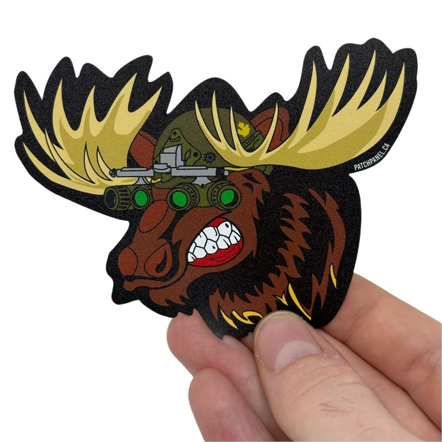 PATRIOT PETS - MARVIN THE TACTICAL MOOSE - STICKER Sticker PatchPanel