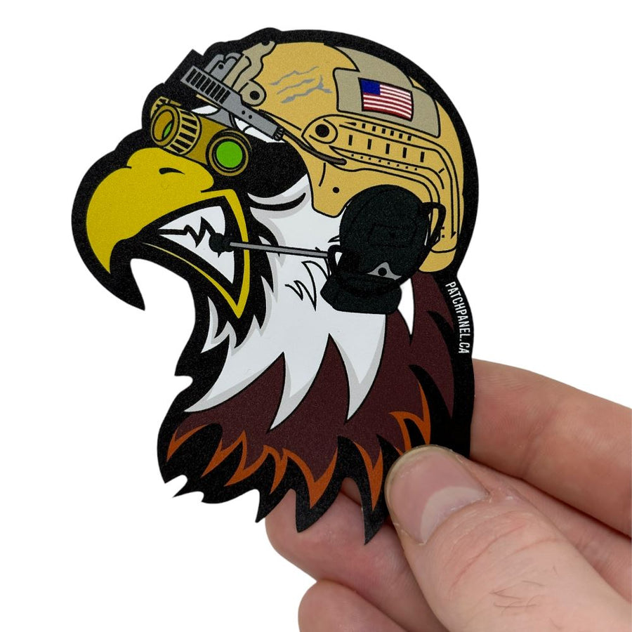 PATRIOT PETS - TERRY THE TACTICAL EAGLE - STICKER Sticker PatchPanel