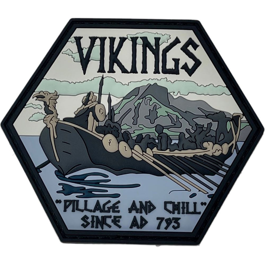 Pillage and Chill Patch + Sticker PVC Patch PatchPanel