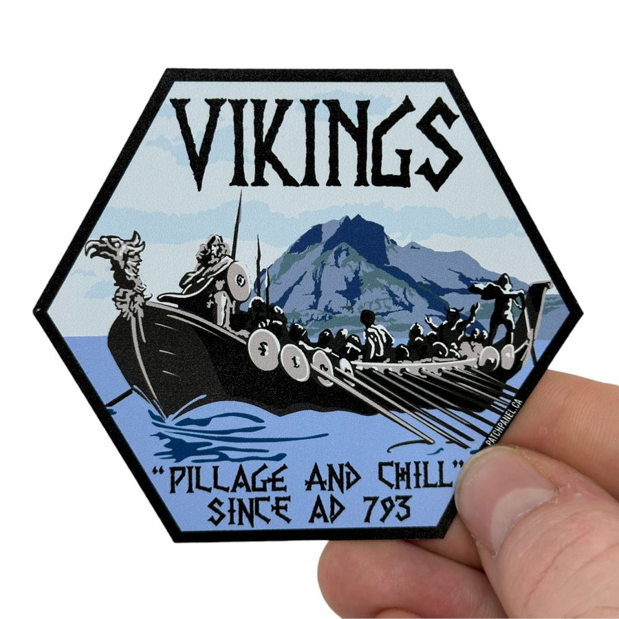 Pillage and Chill - Sticker Sticker PatchPanel