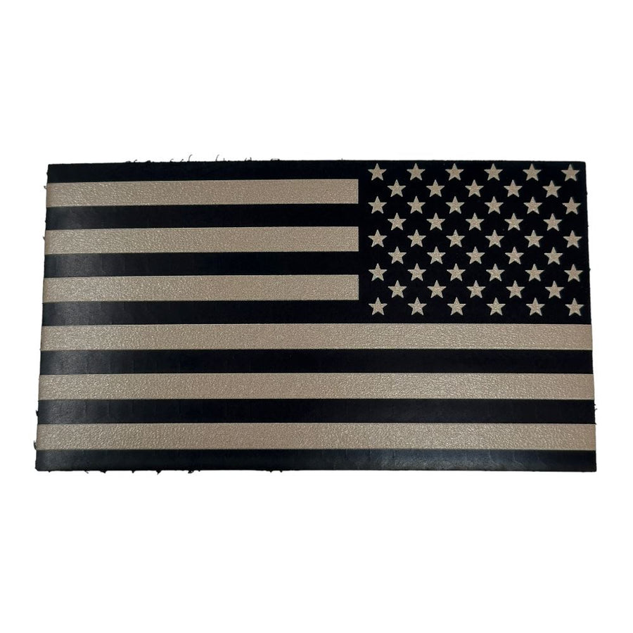 IR American flag patch - Tan