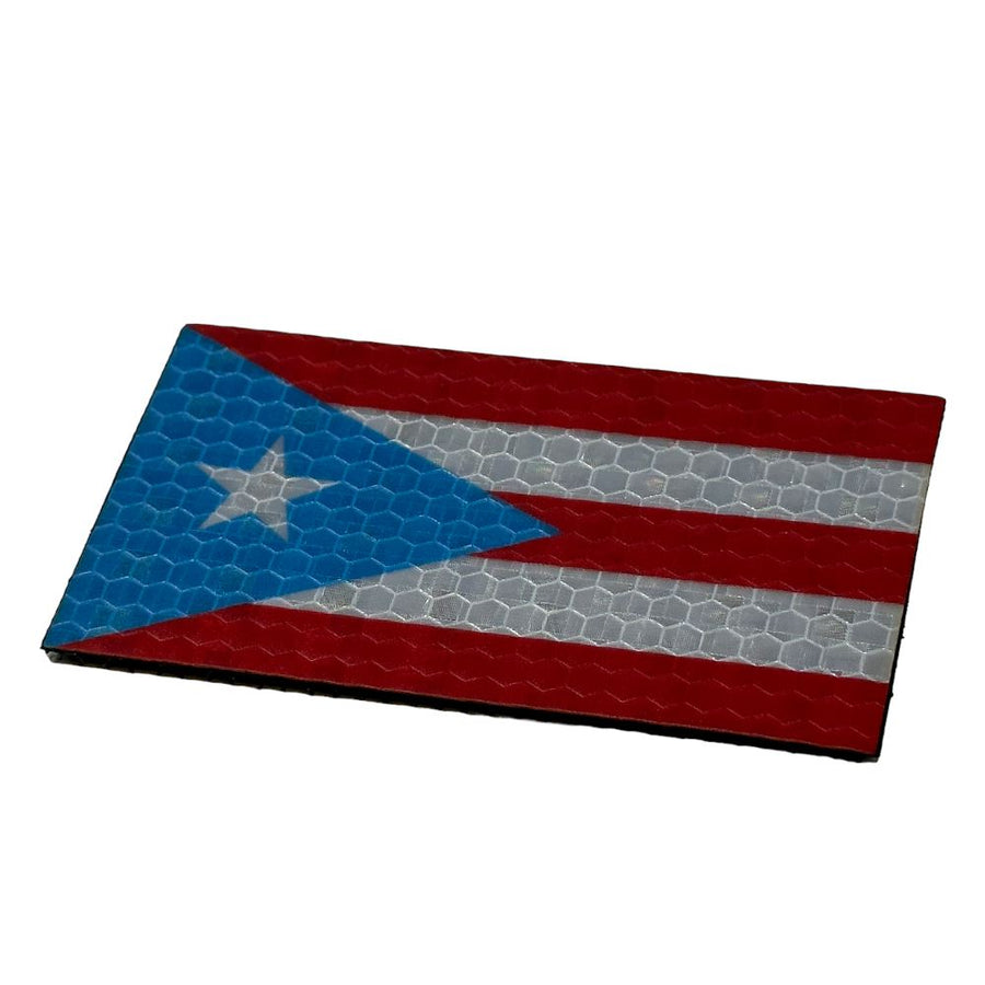 Puerto Rico Flag - Hi Vis HiViz Patch PatchPanel
