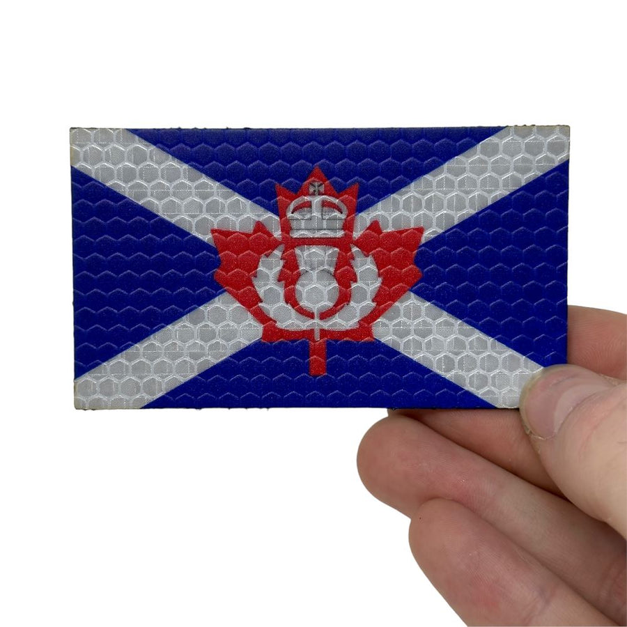 Queen's own Cameron Highlanders of Canada Camp Flag - Hi Vis HiViz Patch PatchPanel