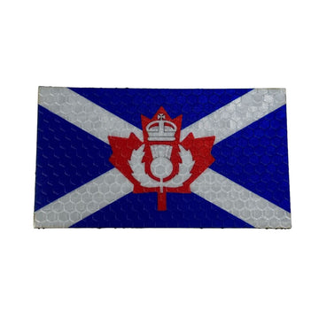 Queen's own Cameron Highlanders of Canada Camp Flag - Hi Vis HiViz Patch PatchPanel