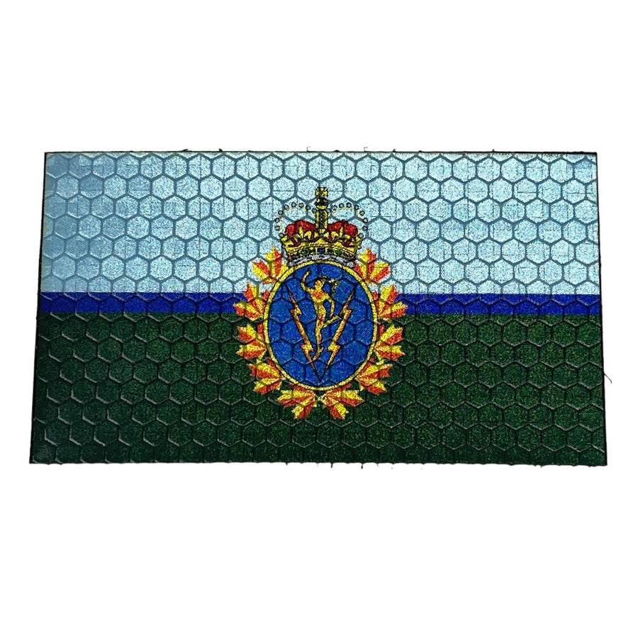 Royal Canadian Signals Corps Flag - Hi Vis HiViz Patch PatchPanel
