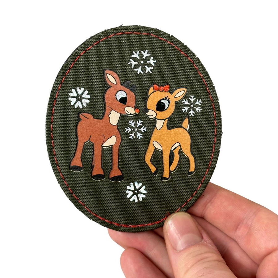 Rudolph Saves Christmas Laser Cut Patch PatchPanel