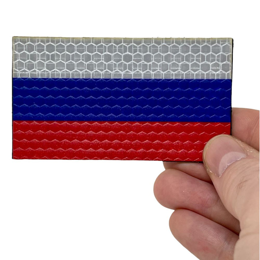 Russian Flag - Hi Vis HiViz Patch PatchPanel