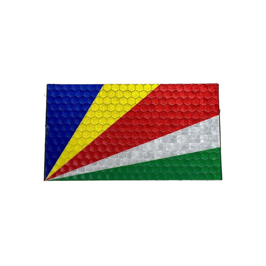 Seychelles Flag - Hi Vis HiViz Patch PatchPanel
