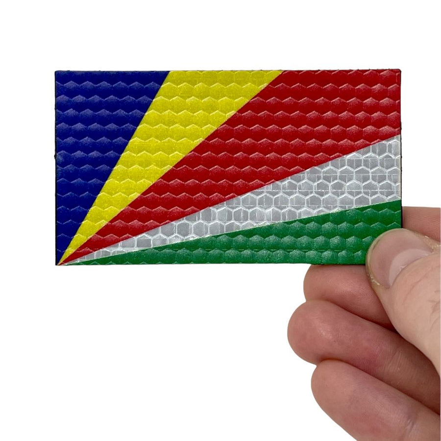 Seychelles Flag - Hi Vis HiViz Patch PatchPanel
