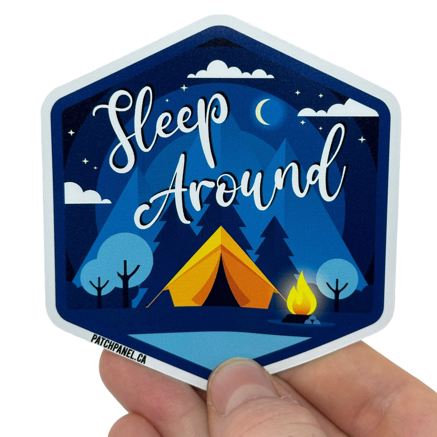 Sleep Around - Night Time - Sticker Sticker PatchPanel