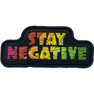 Stay Negative Patch + Sticker PVC Patch PatchPanel