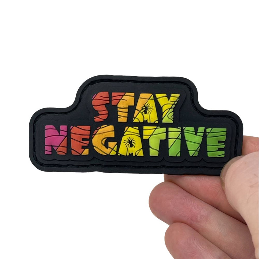 Stay Negative Patch + Sticker PVC Patch PatchPanel
