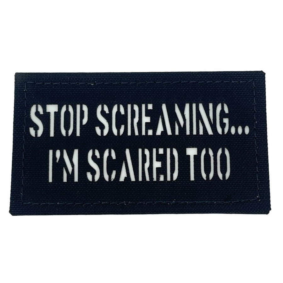 Stop Screaming... I'm Scared too. Laser Cut Patch PatchPanel