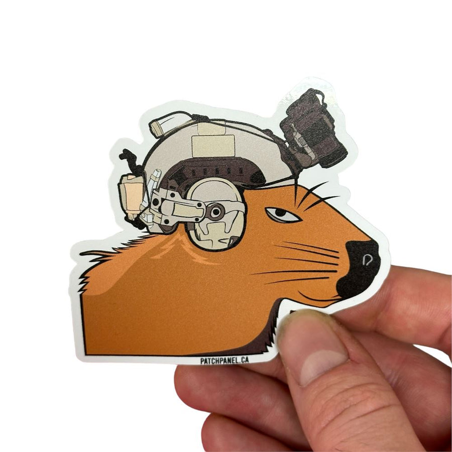 Tactical Capybara - Sticker Sticker PatchPanel