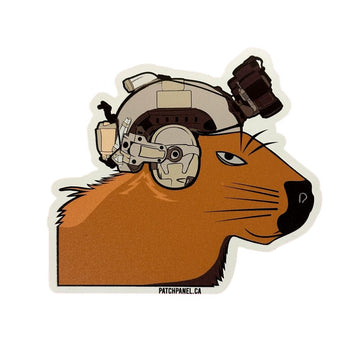 Tactical Capybara - Sticker Sticker PatchPanel