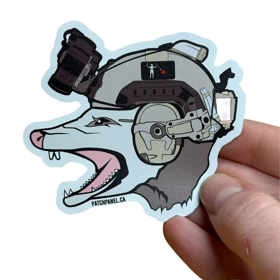 Tactical Opossum - Sticker Sticker PatchPanel