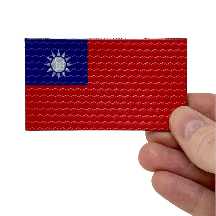 Taiwan Flag - Hi Vis HiViz Patch PatchPanel