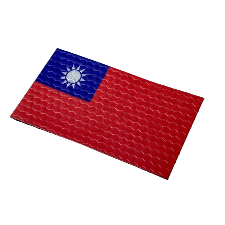 Taiwan Flag - Hi Vis HiViz Patch PatchPanel