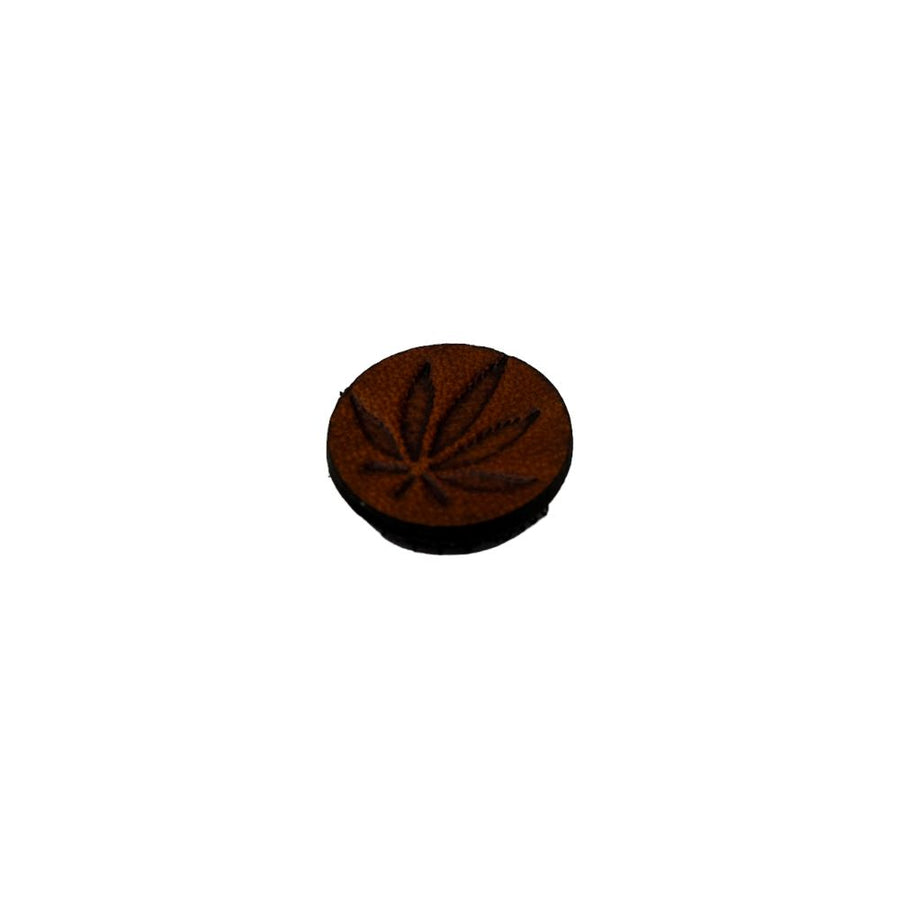 The Devils Brocolli - Cat's Eye - Genuine hand pressed leather Leather Patch PatchPanel