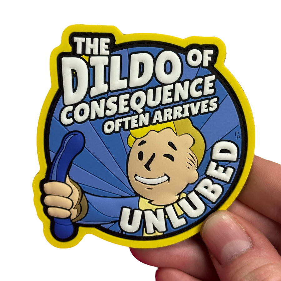 The Dildo of Consequence patch + sticker PVC Patch PatchPanel