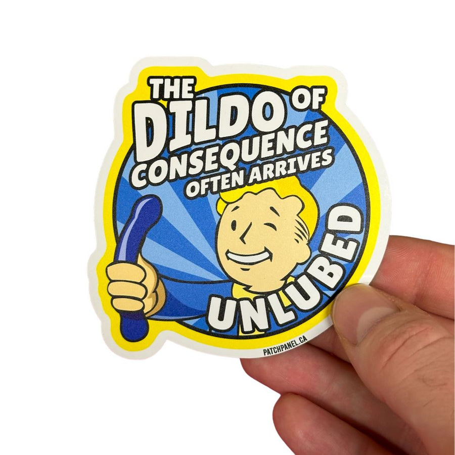 The Dildo of Consequence - Sticker Sticker PatchPanel