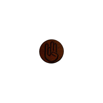 The Shocker - Cat's Eye - Genuine hand pressed leather Leather Patch PatchPanel