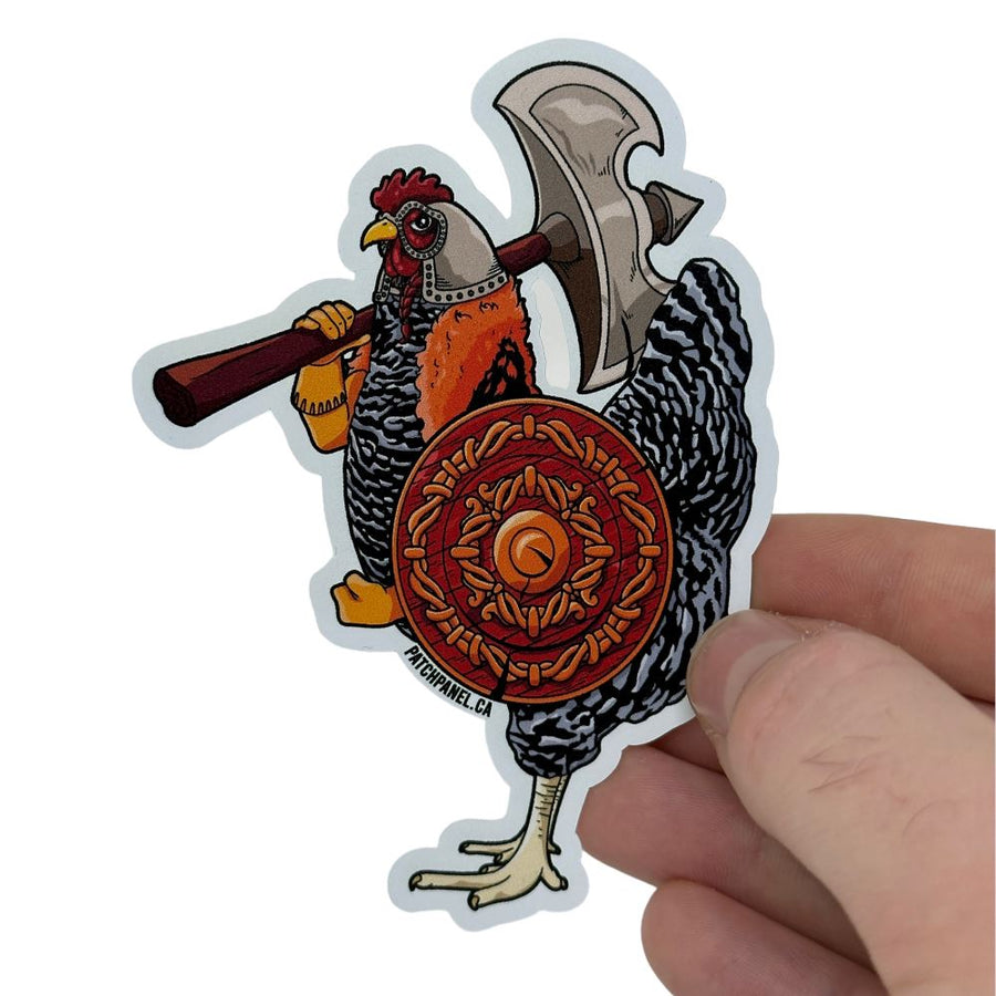The Viking Chicken - Sticker Sticker PatchPanel
