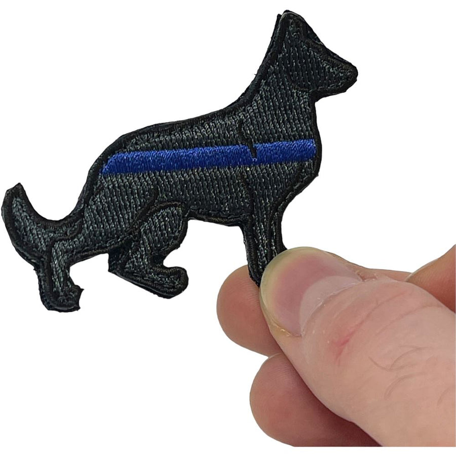 Thin Blue Line K9 Patch + Sticker Embroidered Patch PatchPanel