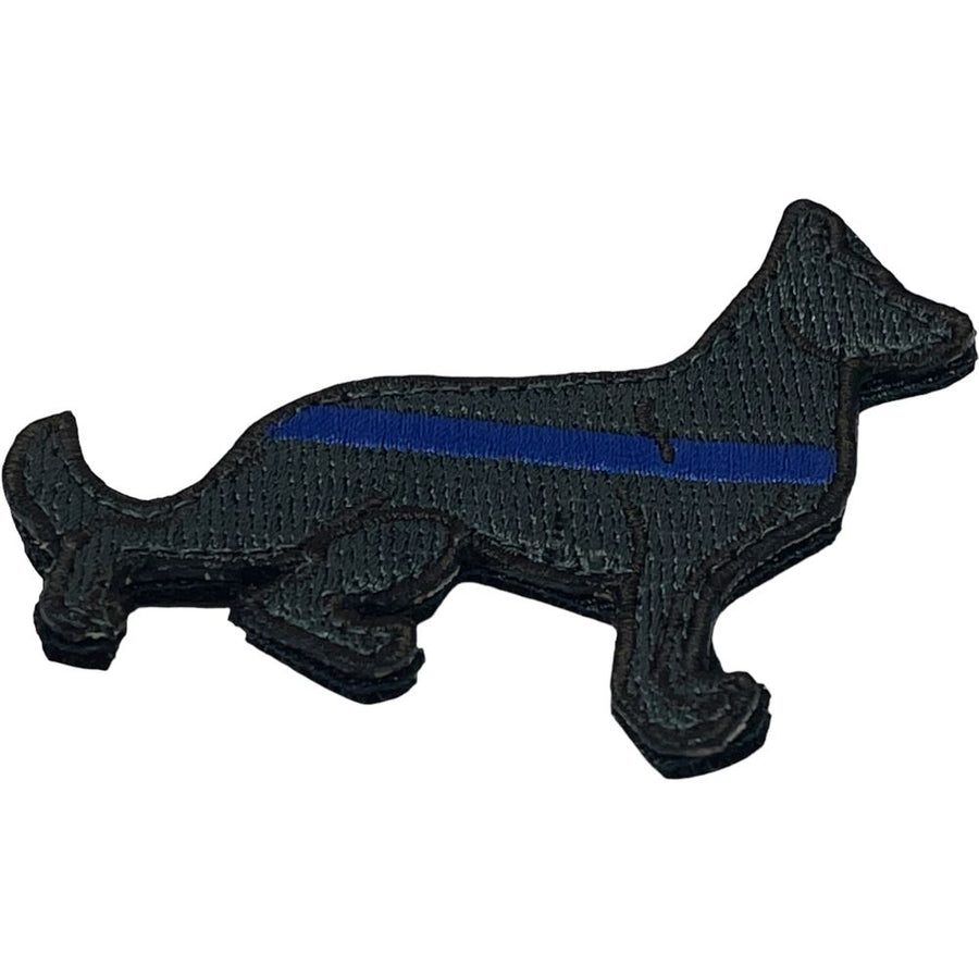 Thin Blue Line K9 Patch + Sticker Embroidered Patch PatchPanel