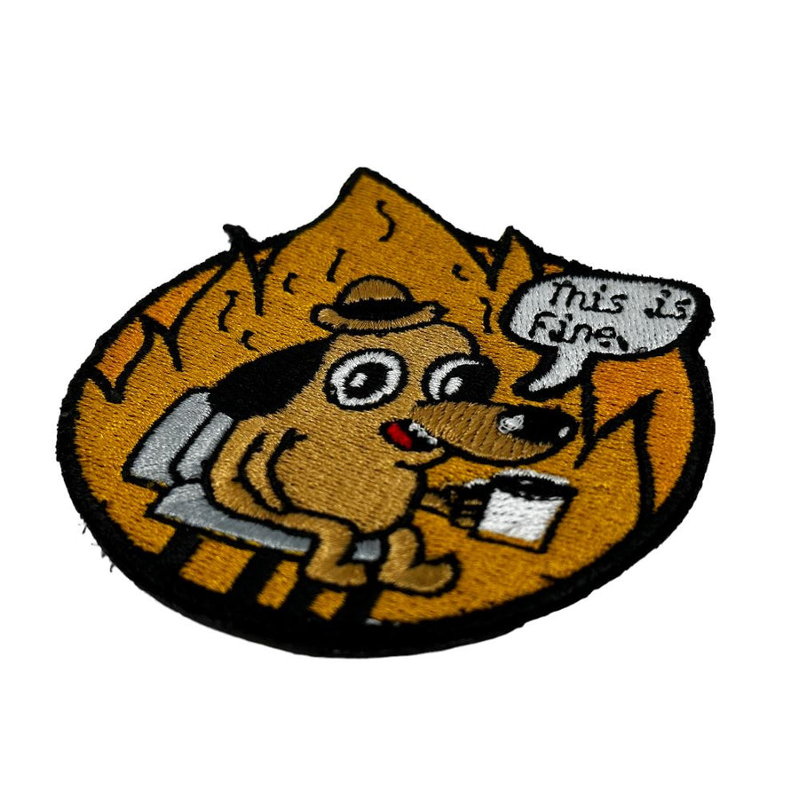 This is fine - Patch + Sticker Embroidered Patch PatchPanel