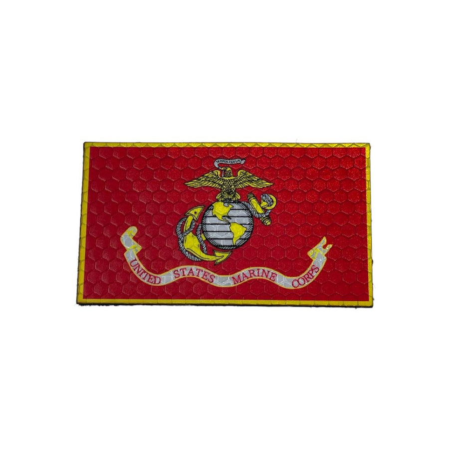 United States Marine Corps Flag - Hi Vis HiViz Patch PatchPanel