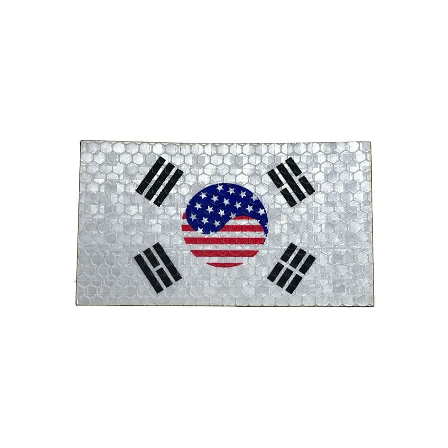 US / South Korean Flag - Hi Vis HiViz Patch PatchPanel