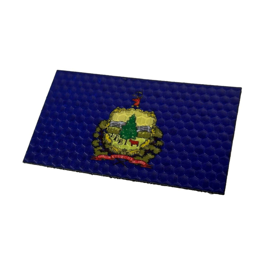 Vermont Flag - Hi Vis HiViz Patch PatchPanel
