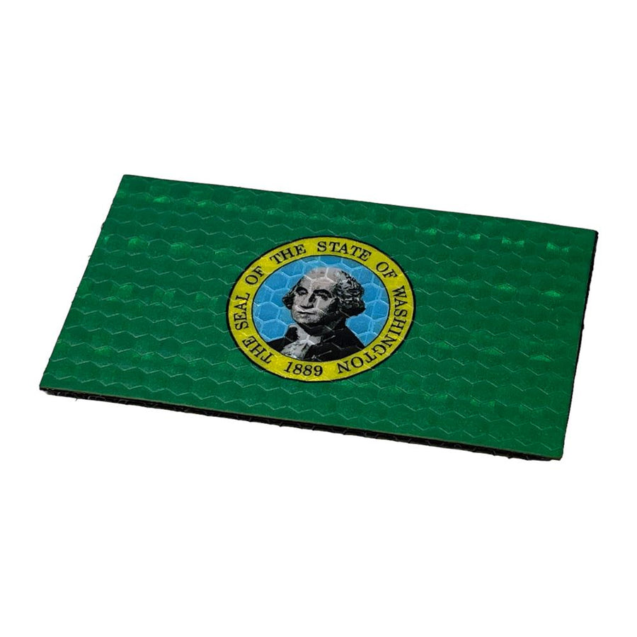 Washington State Flag - Hi Vis HiViz Patch PatchPanel