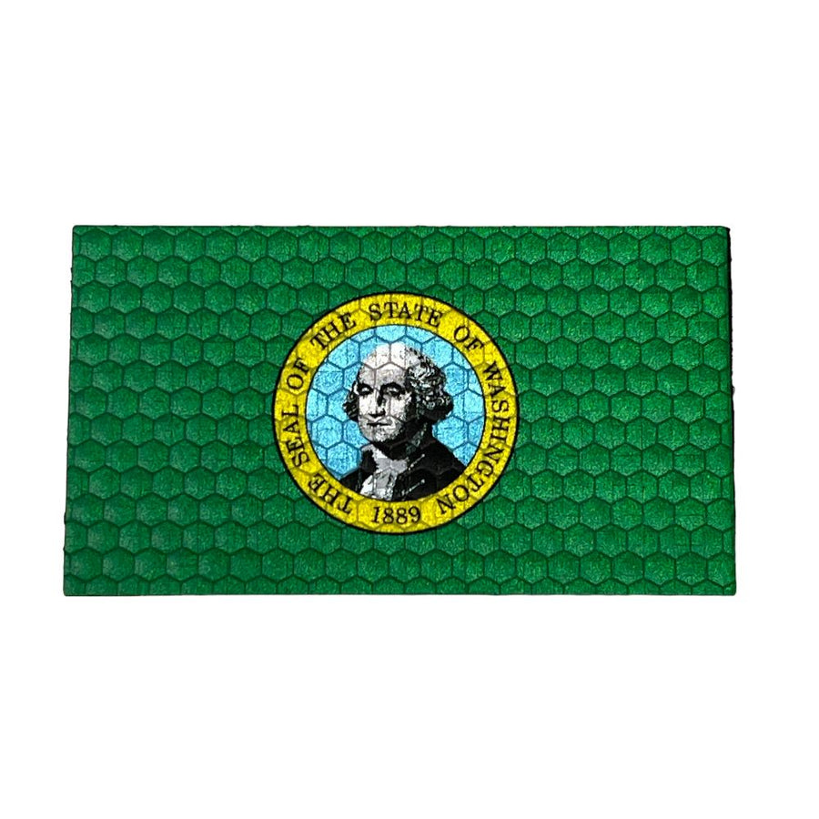 Washington State Flag - Hi Vis HiViz Patch PatchPanel
