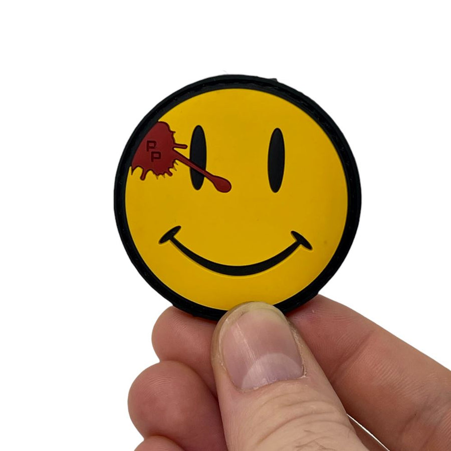 Watchmen Smiley Patch + Sticker PVC Patch PatchPanel