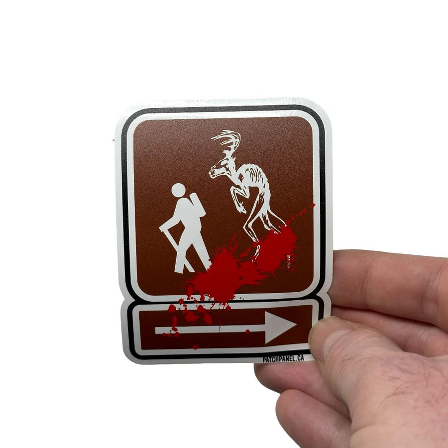 Wendego Hiking Sign - Sticker Sticker PatchPanel