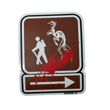 Wendego Hiking Sign - Sticker Sticker PatchPanel