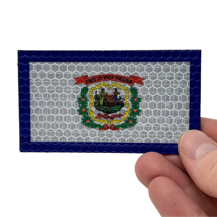 West Virginia Flag - Hi Vis HiViz Patch PatchPanel