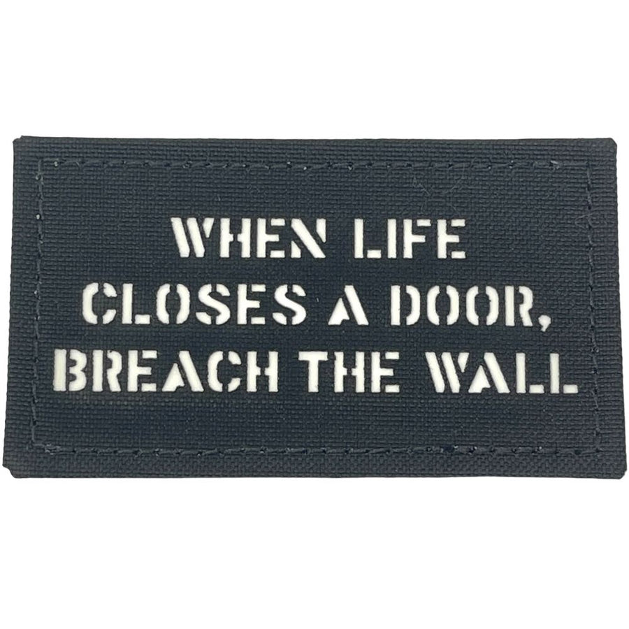 When life closes a door, breach the wall. Laser Cut Patch PatchPanel