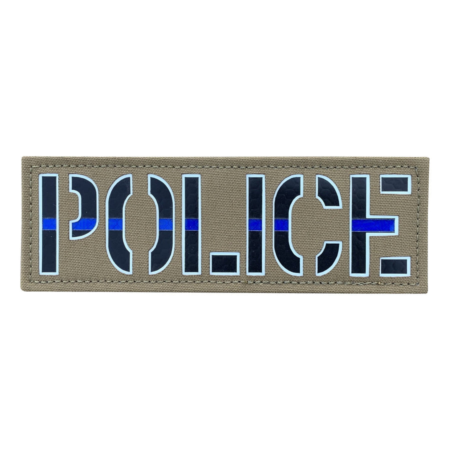 6 x 2 SHERIFF Thin Blue Line Name Tape – PatchPanel