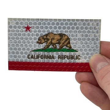 California Flag - Hi Vis HiViz Patch PatchPanel