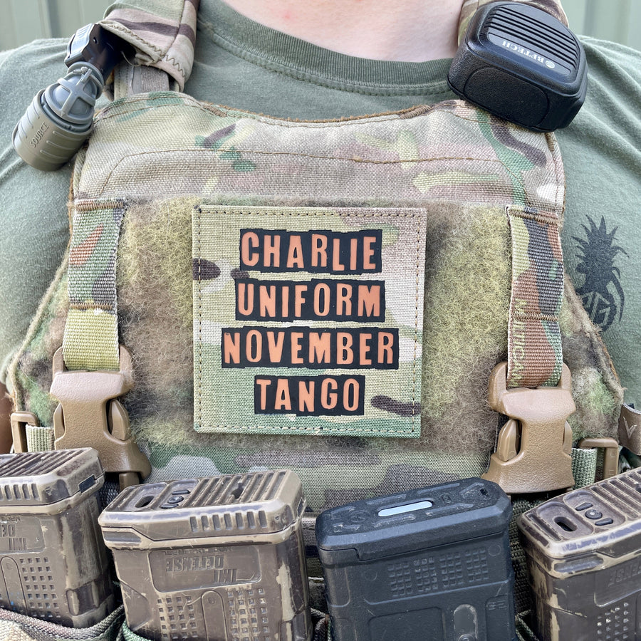 Charlie Uniform November Tango - Limited Edition Laser Cut Patch PatchPanel