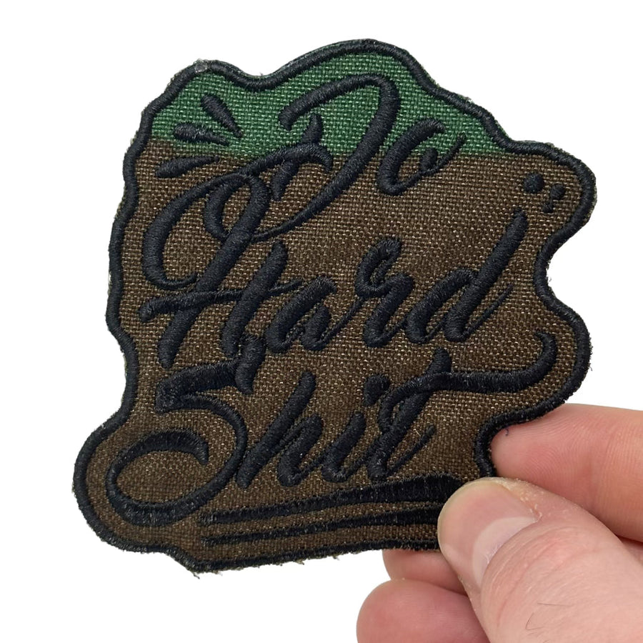 Do Hard Shit Patch + Sticker Embroidered Patch PatchPanel